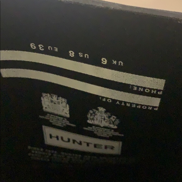 Tall Glossy Hunter Rain Boots - Picture 4 of 6